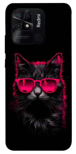 Чехол itsPrint Cyberpunk cat для Xiaomi Redmi 10C