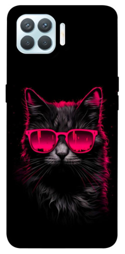 Чехол itsPrint Cyberpunk cat для Oppo F17 Pro