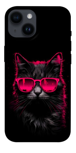 Чехол itsPrint Cyberpunk cat для Apple iPhone 14 (6.1")
