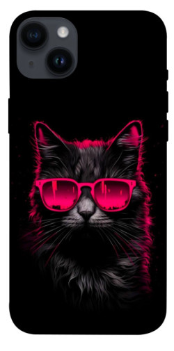 Чехол itsPrint Cyberpunk cat для Apple iPhone 14 Plus (6.7")