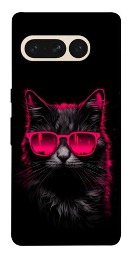 Чехол itsPrint Cyberpunk cat для Google Pixel 7 Pro