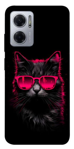 Чехол itsPrint Cyberpunk cat для Xiaomi Redmi Note 11E