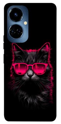Чехол itsPrint Cyberpunk cat для TECNO Camon 19 (CI6n) / 19 Pro (CI8n)
