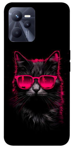 Чехол itsPrint Cyberpunk cat для Realme C35