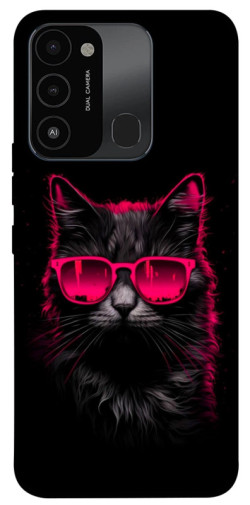 Чехол itsPrint Cyberpunk cat для Tecno Spark Go 2022 (KG5m)