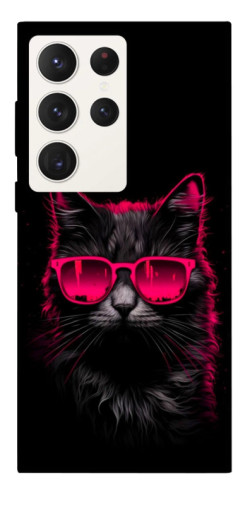 Чехол itsPrint Cyberpunk cat для Samsung Galaxy S23 Ultra