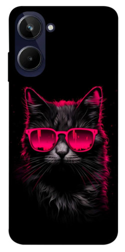 Чехол itsPrint Cyberpunk cat для Realme 10 4G