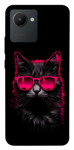 Чехол itsPrint Cyberpunk cat для Realme C30