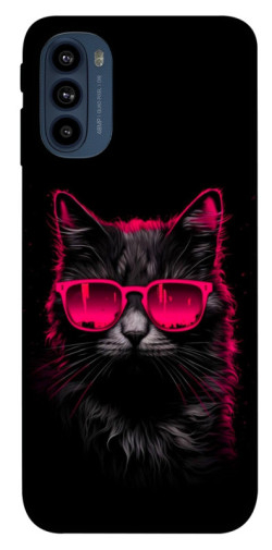 Чехол itsPrint Cyberpunk cat для Motorola Moto G41