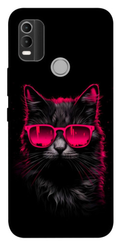 Чехол itsPrint Cyberpunk cat для Nokia C21 Plus