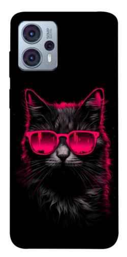 Чехол itsPrint Cyberpunk cat для Motorola Moto G23