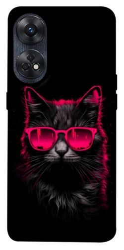 Чехол itsPrint Cyberpunk cat для Oppo Reno 8 T 4G