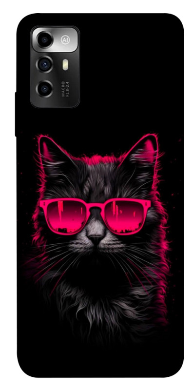 Чехол itsPrint Cyberpunk cat для ZTE Blade V40 Vita, животные, купить оптом с доставкой