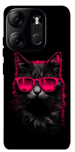 Чехол itsPrint Cyberpunk cat для Tecno Spark Go 2023