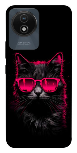 Чехол itsPrint Cyberpunk cat для Vivo Y02