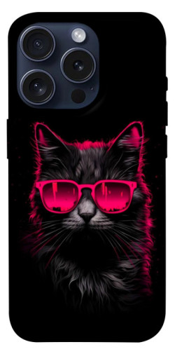 Чехол itsPrint Cyberpunk cat для Apple iPhone 15 Pro (6.1")
