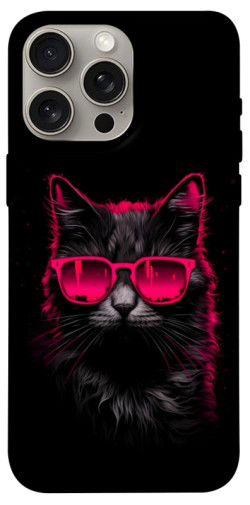 Чехол itsPrint Cyberpunk cat для Apple iPhone 15 Pro Max (6.7")