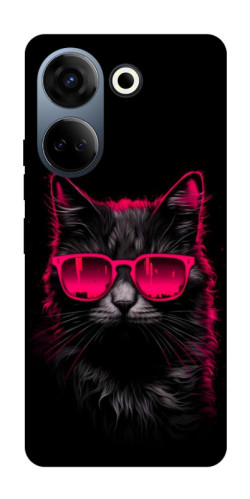 Чехол itsPrint Cyberpunk cat для TECNO Camon 20 Pro (CK7n)