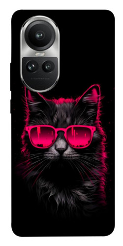 Чохол itsPrint Cyberpunk cat для Oppo Reno 10