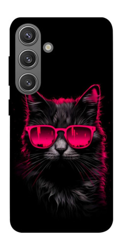 Чехол itsPrint Cyberpunk cat для Samsung Galaxy S24