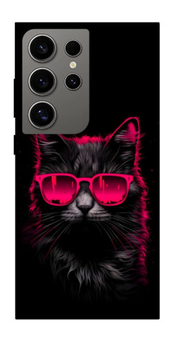 Чехол itsPrint Cyberpunk cat для Samsung Galaxy S24 Ultra