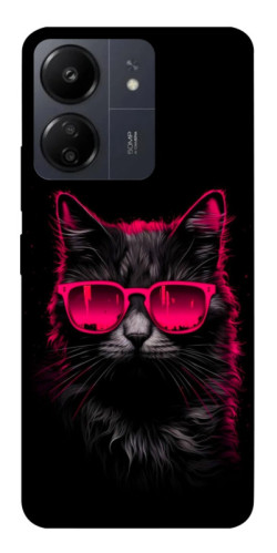 Чехол itsPrint Cyberpunk cat для Xiaomi Redmi 13C