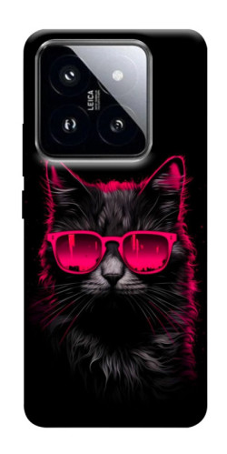 Чехол itsPrint Cyberpunk cat для Xiaomi 14 Pro