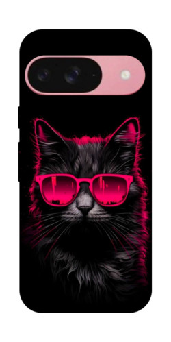Чехол itsPrint Cyberpunk cat для Google Pixel 9