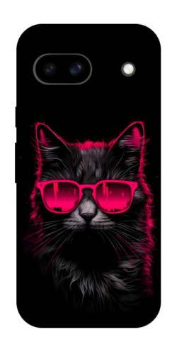 Чехол itsPrint Cyberpunk cat для Google Pixel 8a