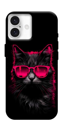 Чехол itsPrint Cyberpunk cat для Apple iPhone 16 (6.1")
