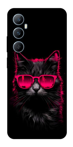 Чехол itsPrint Cyberpunk cat для Realme C65 4G