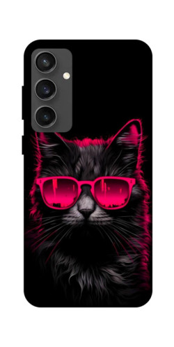 Чехол itsPrint Cyberpunk cat для Samsung Galaxy S24 FE