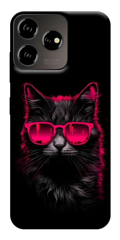 Чохол itsPrint Cyberpunk cat для ZTE Blade V50 Desing 4G, тварини, купити оптом з доставкою