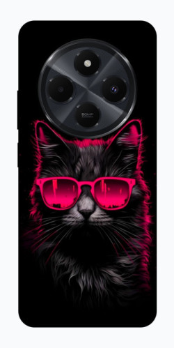 Чехол itsPrint Cyberpunk cat для Xiaomi Redmi 14C / Poco C75