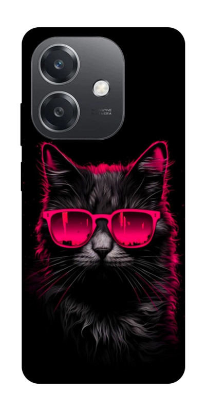 Чехол itsPrint Cyberpunk cat для Oppo A3 4G, животные, купить оптом с доставкой