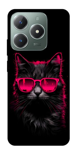 Чехол itsPrint Cyberpunk cat для Realme C61 4G