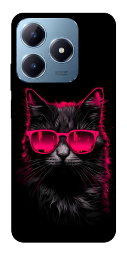 Чехол itsPrint Cyberpunk cat для Realme C63 4G