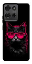 Чехол itsPrint Cyberpunk cat для Motorola Moto G75 5G