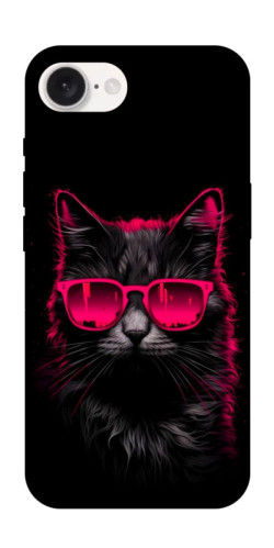 Чехол itsPrint Cyberpunk cat для Apple iPhone 16e (6.1")