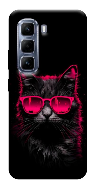 Чохол itsPrint Cyberpunk cat для Infinix Hot 50 Pro, тварини, купити оптом з доставкою