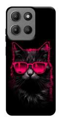 Чехол itsPrint Cyberpunk cat для Motorola Moto G15 4G