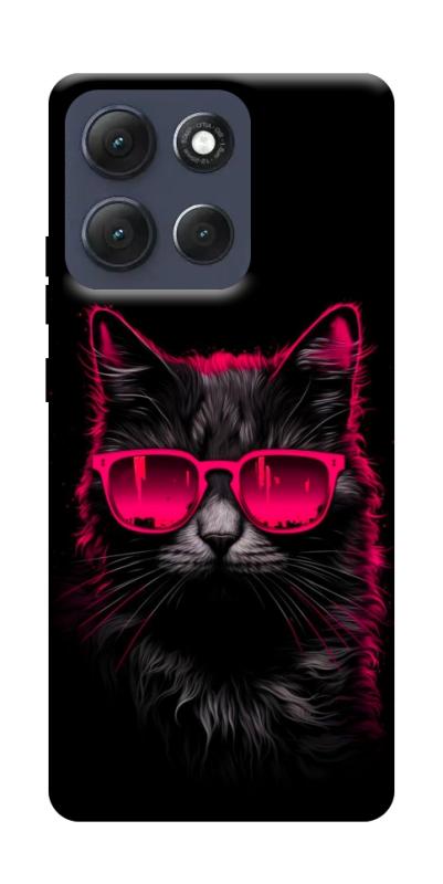 Чехол itsPrint Cyberpunk cat для Motorola Moto G86 Power, животные, купить оптом с доставкой