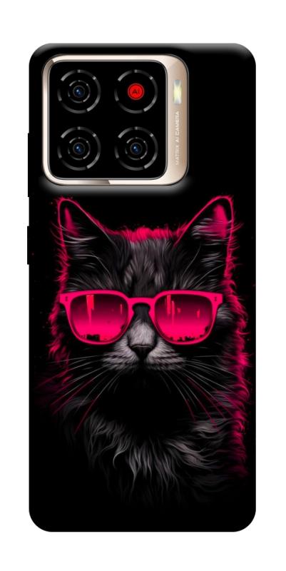 Чехол itsPrint Cyberpunk cat для ZTE Blade A56, животные, купить оптом с доставкой