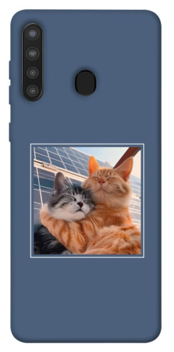Чехол itsPrint Кошачья нежность для Samsung Galaxy A21