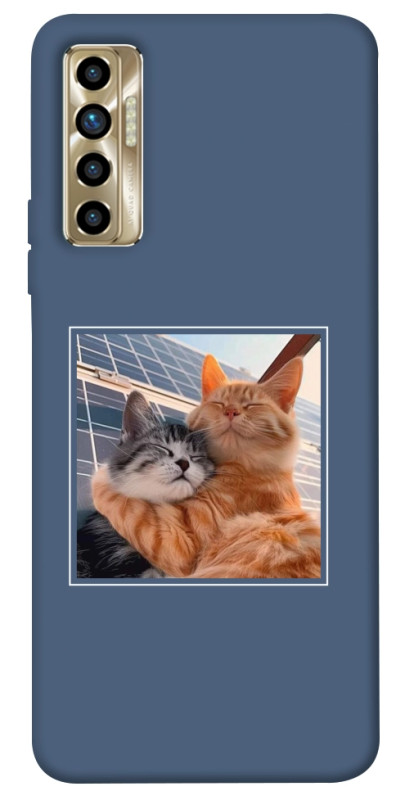 Чехол itsPrint Кошачья нежность для TECNO Camon 17P, животные, купить оптом с доставкой