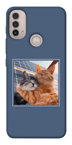 Чехол itsPrint Кошачья нежность для Motorola Moto E40