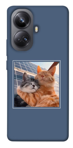 Чехол itsPrint Кошачья нежность для Realme 10 Pro+