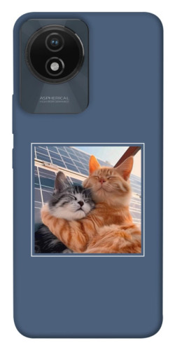 Чехол itsPrint Кошачья нежность для Vivo Y02