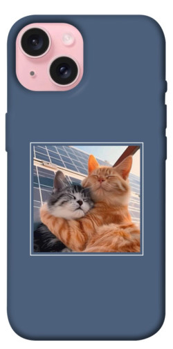 Чехол itsPrint Кошачья нежность для Apple iPhone 15 (6.1")