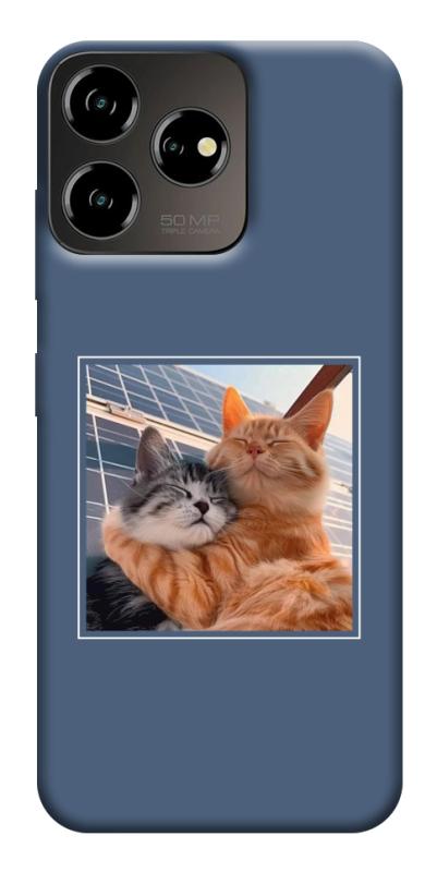 Чехол itsPrint Кошачья нежность для ZTE Blade V50 Desing 4G, животные, купить оптом с доставкой